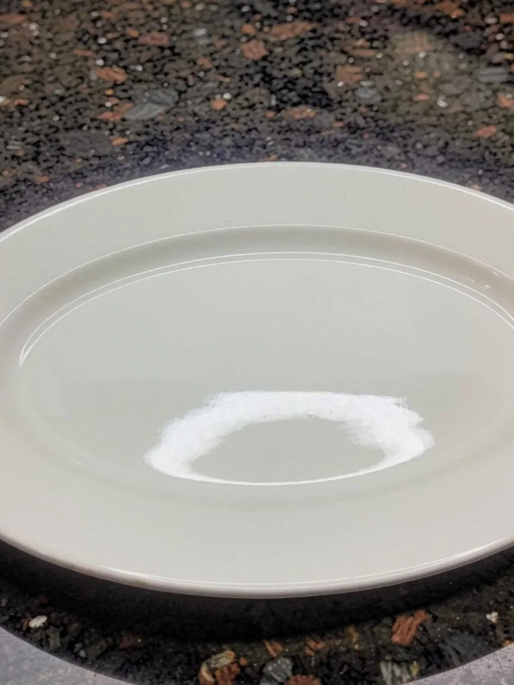 vintage 1980s onieda buffalo china cream white stoneware serving platter